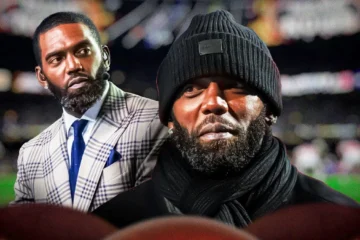 NFL news- andy Moss moved to tears during emotional Super Bowl return to ESPN